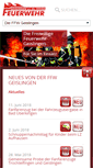 Mobile Screenshot of ffw-geislingen.de